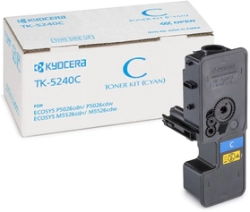 Тонер касета Kyocera TK-5240C, синя