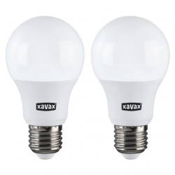 LED Крушка Комплект LED крушки XAVAX, е27, 8W, 806 lm, 3000 K, bulb, 2 броя