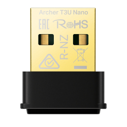 Мрежова карта/адаптер Безжичен нано USB адаптер TP-Link Archer T3U Nano AC1300 MU-MIMO