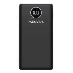Батерия за смартфон ADATA P20000, 20 000 mAh, 2x USB, LED, Black