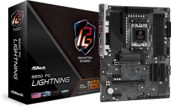 Дънна платка ASROCK B650 PG Lightning, Socket AM5, ATX, 4xDDR5
