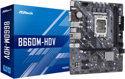 Дънна платка ASROCK Main Board Desktop B660M-HDV (S1700, 2x DDR4, 1x PCIe x16