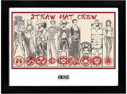GBEYE ONE PIECE - Framed print Straw Hat Crew (30x40)