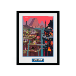 Продукт GBEYE MINECRAFT - Framed print World (30x40)