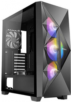 Кутия Case Antec ATX Gaming DF800 FLUX RGB T.Glass, Black