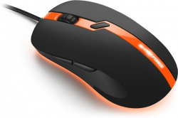 Мишка Геймърска Sharkoon Shark Force PRO Gaming, Черна/Оранжева