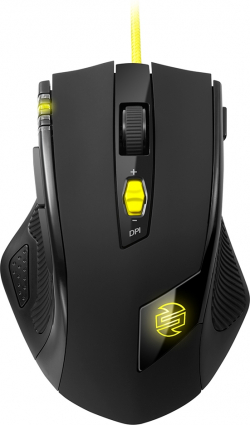 Мишка Геймърска Sharkoon Shark Zone M51+ Laser Gaming, USB, 1.8м кабел, 8200 dpi, 11 бутона, Черна