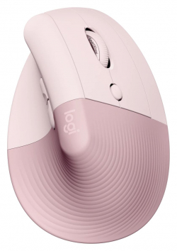 Мишка LOGITECH Lift Bluetooth Vertical Ergonomic Mouse - ROSE-DARK ROSE
