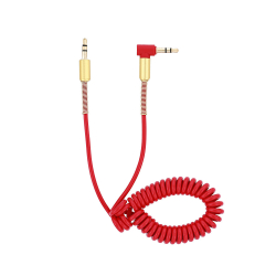 Кабел/адаптер Tellur аудио кабел, 3.5 мм – 3.5 мм, разтегателен, 1.5 м, червен
