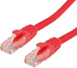 Медна пач корда Patch cable UTP Cat. 6 5m, Red 21.99.1061