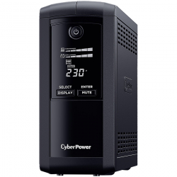 Непрекъсваемо захранване (UPS) Енергоспестяващ UPS с AVR и LCD дисплей, 1000VA/550W, 4x Schukо