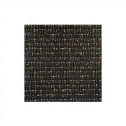 Goldbuch Хартия за опаковане, 50 х 70 cm, черна с цветя