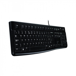 Клавиатура Logitech Клавиатура K120, USB, безшумна, черна