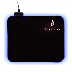 Подложка за мишка SureFire Пад за мишка Silent Flight 320, геймърски, RGB