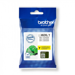 Касета с мастило Оригинален патрон Brother LC462XLY, 1500 страници-5%, Yellow на най-ниска цени