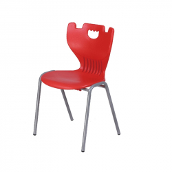 Ученически стол RFG Cute, от VIII до XII клас, 430 х 425 х 460 mm, полипропилен, червен