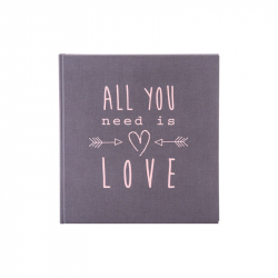 Продукт Goldbuch Албум All you need is love, 30 х 31 cm, сив