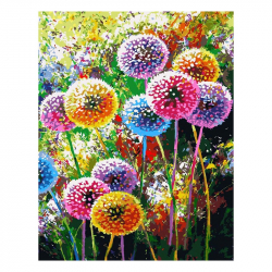 Foska Комплект рисуване по номера Минзухари, 40 x 50 cm
