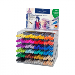 Канцеларски продукт Faber-Castell Маркер Goldfaber A.Dual, 120 броя в дисплей