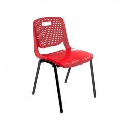 Ученически стол RFG Stilo, от V до VIII клас, 380 х 350 х 430 mm, полипропилен, червен