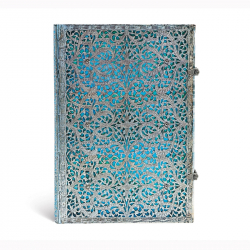 Канцеларски продукт Paperblanks Тефтер Maya Blue, Grande, твърда корица, 120 листа
