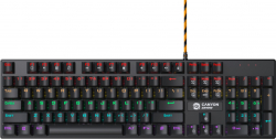 Клавиатура Геймърска Canyon Deimos GK-4, LED, Mechanical, USB, Чернa