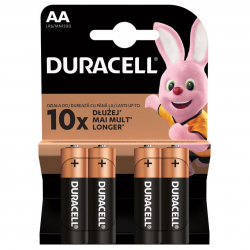 Алкална батерия DURACELL BASIC LR6 -4 бр. в блистер- 1.5V