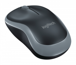 Безжична оптична мишка 
Logitech M185 Grey 910, сива