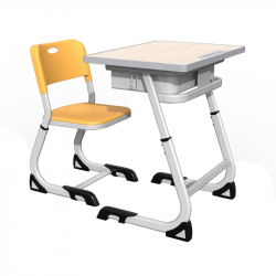 Други RFG Ергономичен стол Ergo School, регулируем, жълт, от I до XII клас