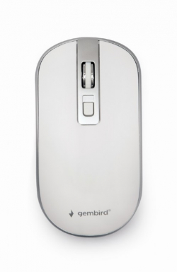 Мишка Безжична оптична мишка Gembird MUSW-4B-06-BS, бяла