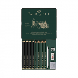 Канцеларски продукт Faber-Castell Молив Pitt Graphite Matt&Castell 9000, чернографитен, 20 броя