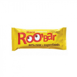 Продукт Roobar Суров бар, мака и червени боровинки, 30 g