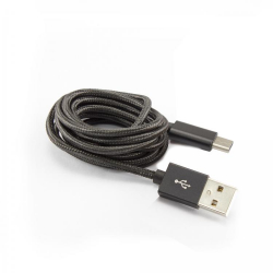 Кабел/адаптер SBOX SBOXUSBTYPEC, USB-Type C, 1.5м, черен