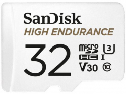SD/флаш карта SANDISK High Endurance micro SDHC UHS-I, A1, SD, 32GB, Class 10, 100Mb-s