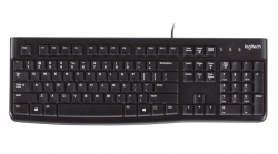 Клавиатура Logitech K120, US, черна