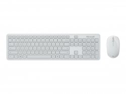 Клавиатура Microsoft Bluetooth Desktop, безжичен, бял