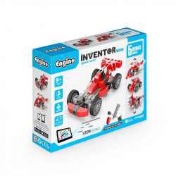 Продукт Engino Конструктор Inventor Mechanics - Състезателна кола, 5 в 1