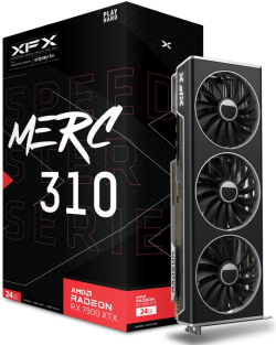 Видеокарта XFX SPEEDSTER MERC 310 AMD Radeon RX 7900 XTX Black Edition 24GB GDDR6