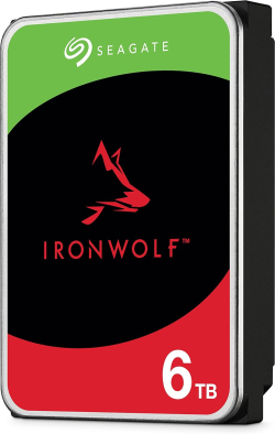 Хард диск / SSD Seagate Iron Wolf, 6TB HHD NAS, SATA, 7200rpm, 256MB кеш памет, 3.5"