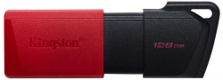 USB флаш памет KINGSTON DTXM, 128GB, USB 3.2, черно-червена