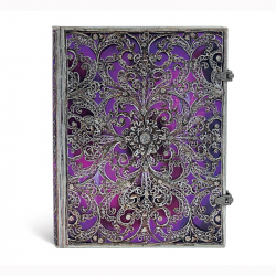 Канцеларски продукт Paperblanks Тефтер Aubergine, Ultra, широки редове, твърда корица, 120 листа