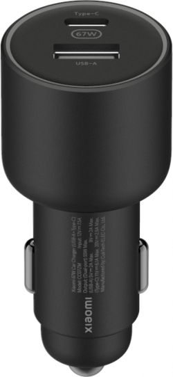 Принадлежност за смартфон XIAOMI 67W Car Charger USB A + Type C