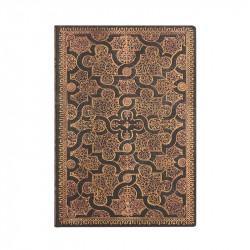 Канцеларски продукт Paperblanks Тефтер Enigma, 130 х 180 mm, широки редове, мека корица, 88 листа