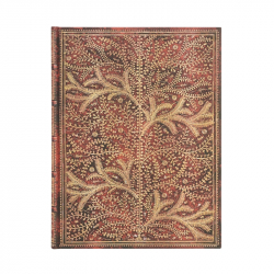 Канцеларски продукт Paperblanks Тефтер Wildwood, 180 х 230 mm, широки редове, твърда корица, 72 листа