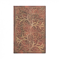 Paperblanks Тефтер Wildwood, 95 х 140 mm, широки редове, твърда корица, 88 листа