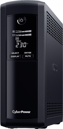 Непрекъсваемо захранване (UPS) CyberPower VP 1600 EI LCD, Line-Interactive, 1600VA - 960W, 8x IEC C13
