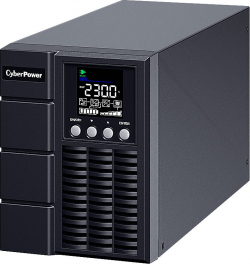 Непрекъсваемо захранване (UPS) CyberPower OLS1000EA, 1000VA/900W, On-Line, 1х C13, 2x Schuko, LCD дисплей