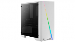Кутия AeroCool кутия Case mATX - Cylon Mini White - RGB - ACCS-PV12012.21