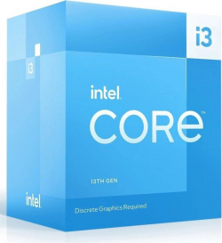 Процесор Intel Core i3-13100F, LGA1700, 4 Cores, 3.4 - 4.6 Ghz, 12MB Cache
