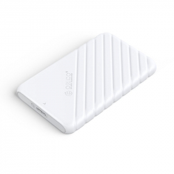 Кутия/Чекмедже за HDD Orico кутия за диск Storage - Case - 2.5 inch USB3.0 WHITE - 25PW1-U3-WH